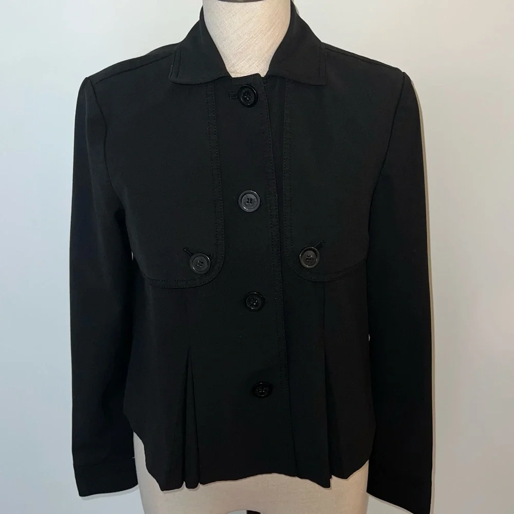 Michael Kors Black Cape Jacket Size XS